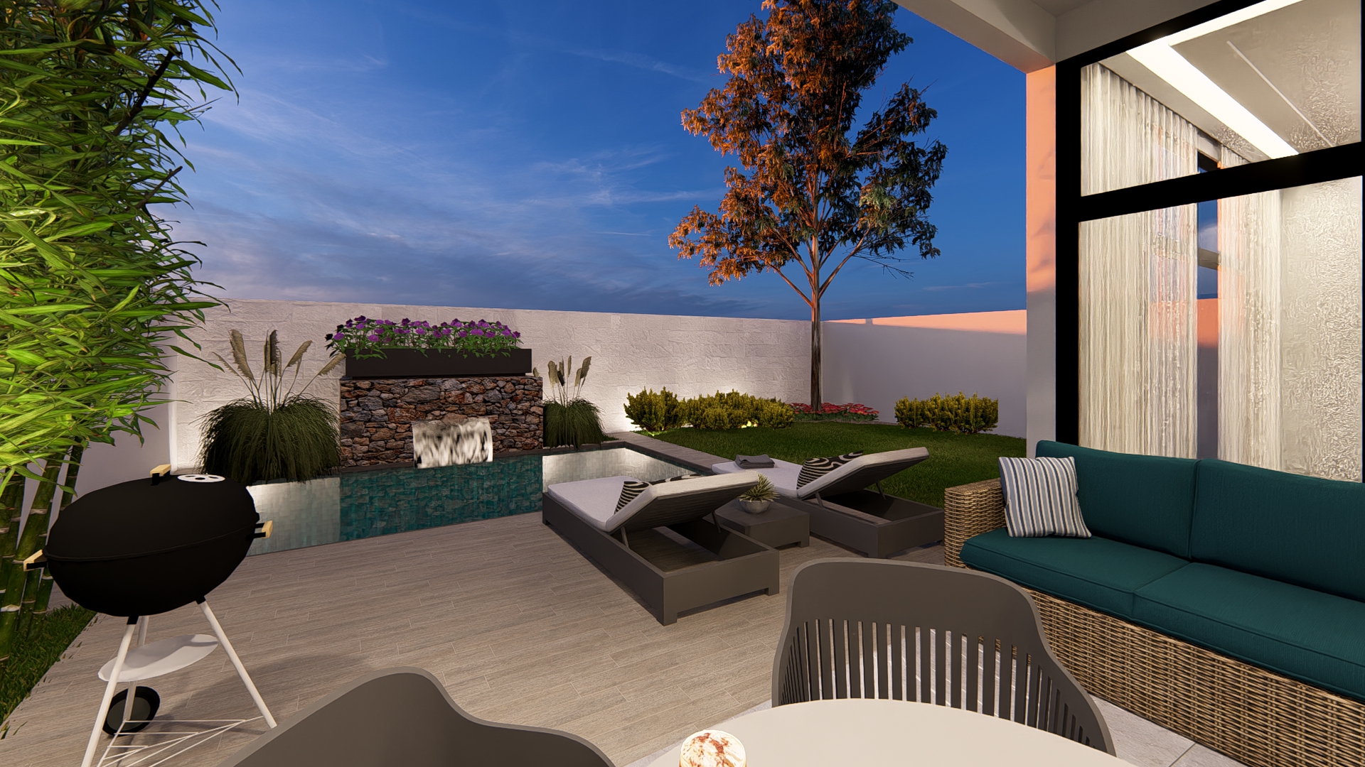 Jardín & Terraza